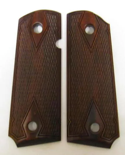 1911 Compact Rosewood Fine Checkering - Engineered Accessories