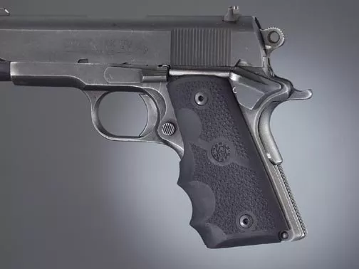 1911 Compact Rubber FG Grip Black - Engineered Accessories