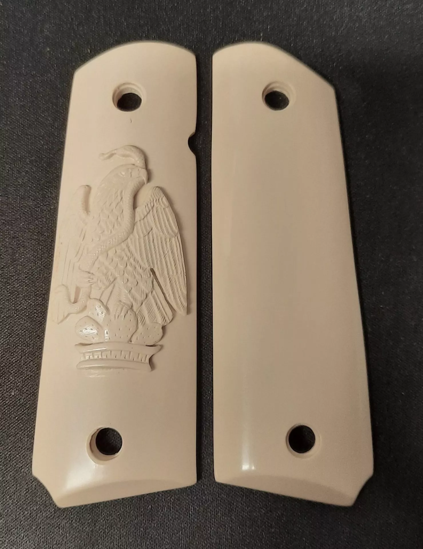 1911 Full Size Frame Bonded Ivory w Mexican Eagle