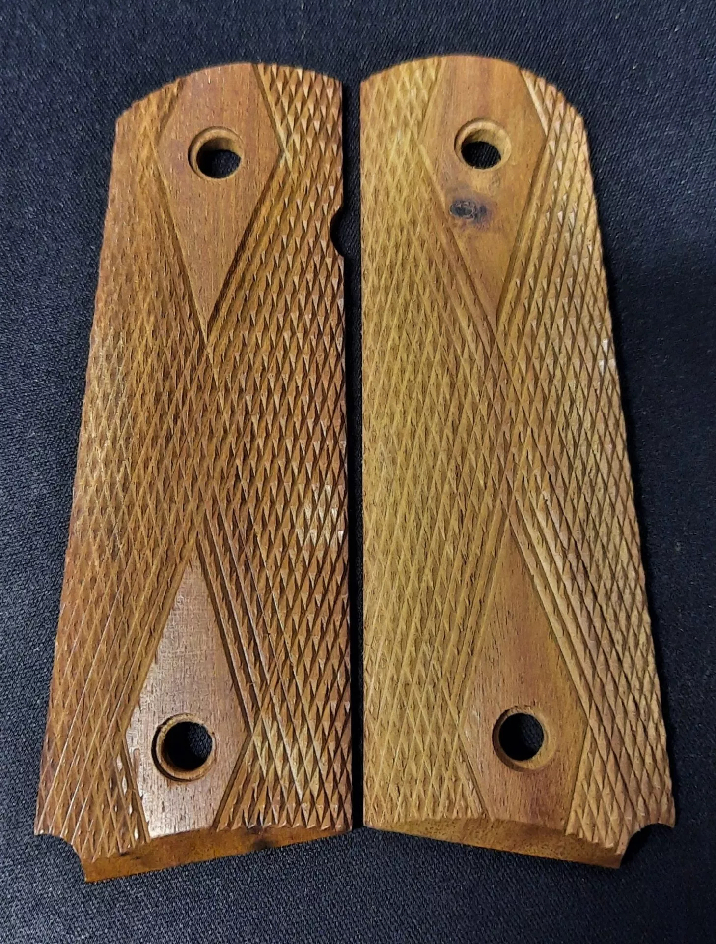 1911 Full Size Frame Classic Panel Checkered American Walnut