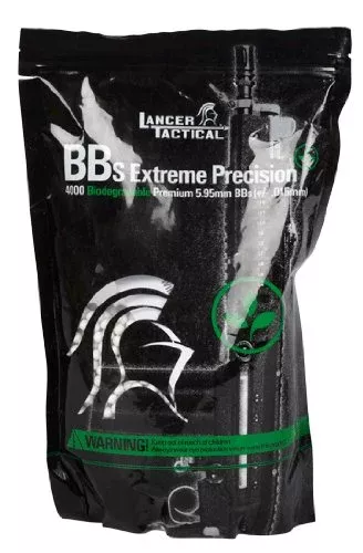 4000 Lancer Tactical Biodegradable Extreme Precision .25g 6mm Airsoft BBs