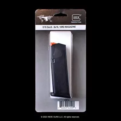 9mm 15rd G19 Gen5 Glock Mag