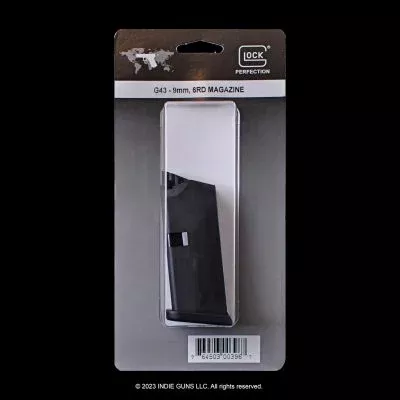 9mm 6rd G43 Glock Mag