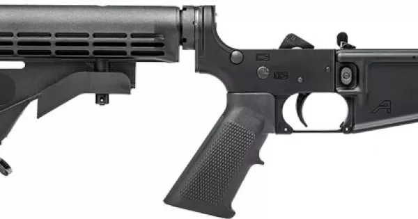AERO PRECISION AR15 COMPLETE LOWER RECEIVER W/ A2 GRIP BLK