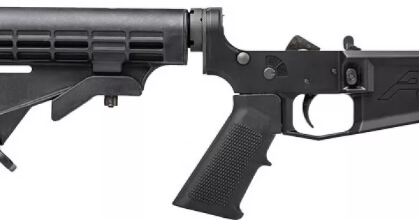 AERO PRECISION M4E1 COMPLETE LOWER W/ A2 GRIP M4 STOCK BLK