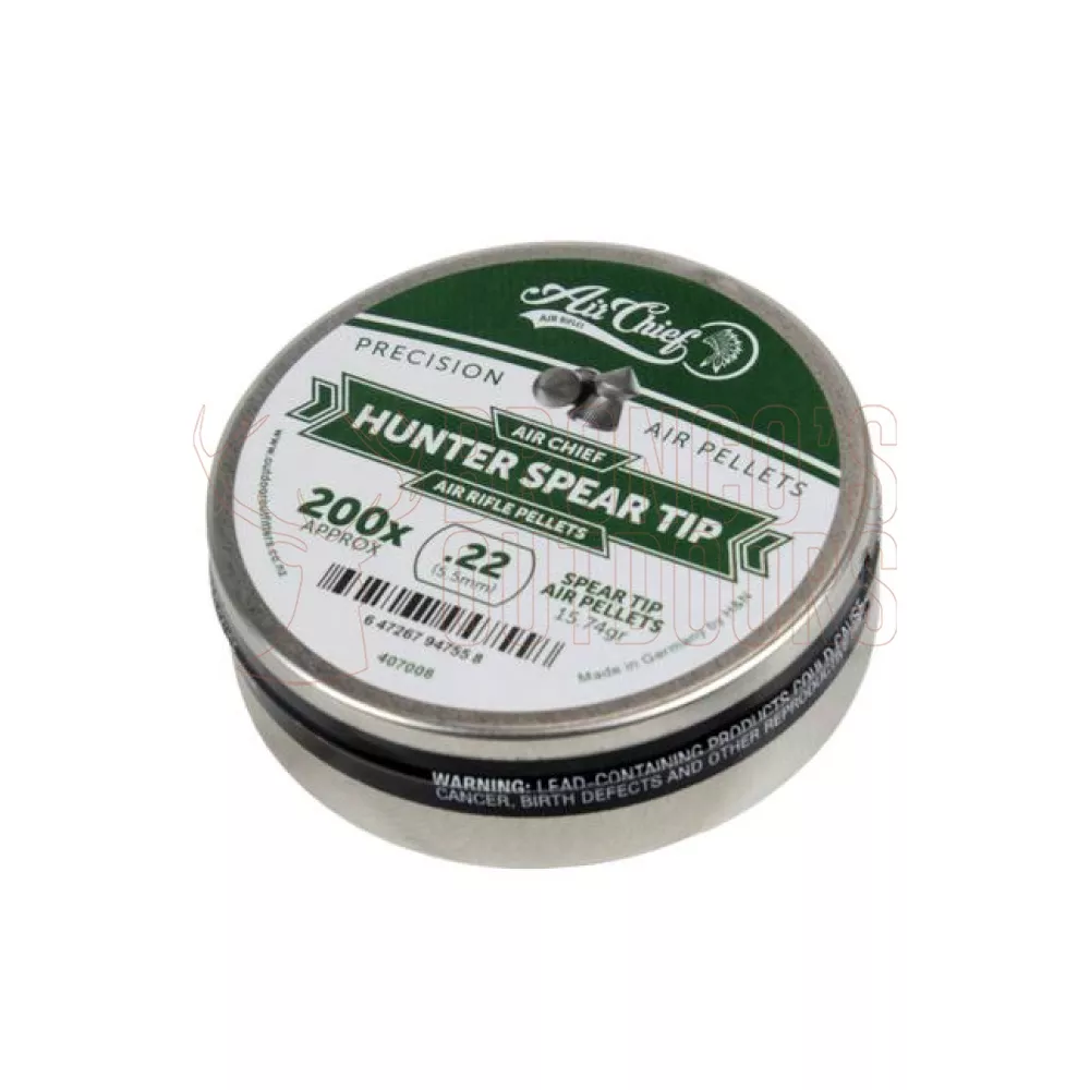 Air Chief Hunter Pellets .22 15.74gr 200 Rounds