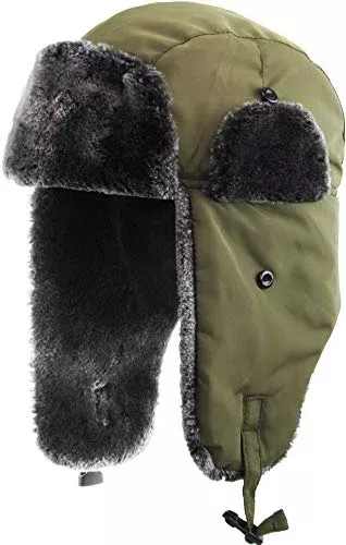 Basic Solid Blank Aviator Trapper hat Trooper Ear Flaps Ushanka Eskimo Bomber Russian Warm Winter Cold