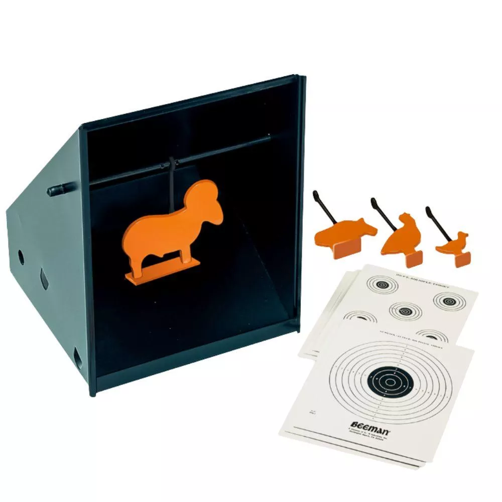 Beeman Pellet Trap w/ Targets & 4 Silhouettes, 2085