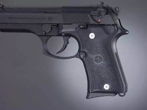 Beretta 92/96 Compact Rubber Grip Black Engineered Accessories