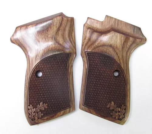 Bersa Thunder 380 ACP Altamont's Checkered with Oak leaf Walnut Engineered Accessories