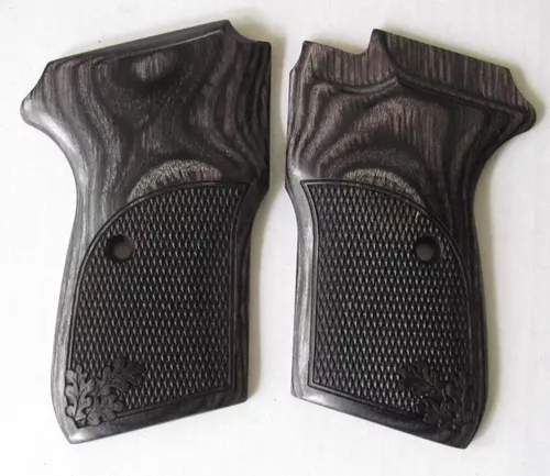 Bersa Thunder .380 Checkered Silver Black Grips Engineered Accessories