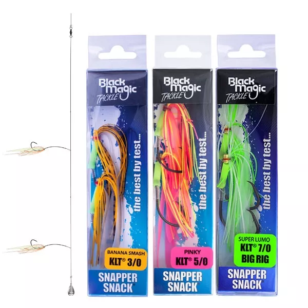 Black Magic Snapper Snack Flasher Rig