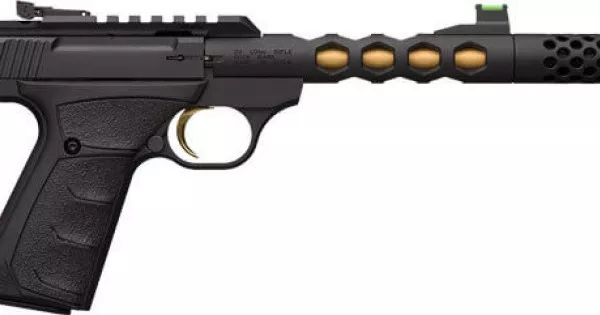 BROWNING BUCK MARK PLUS VISION .22 5.9" BLACK/GOLD SR