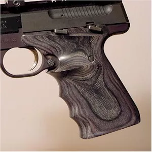 Browning Buck Mark Ultima Panel with Finger Grooves Silver Black Engineered Accessories
