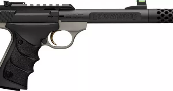 BROWNING BUCKMARK PLUS URX 22LR 5.9" GRAY/BLACK THREADED