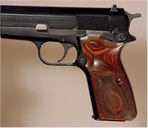Browning Hi-Power Altamont's Ultima Panel with Checkering Walnut Engineered Accessories