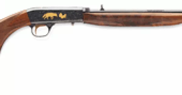 BROWNING SEMI-AUTO 22 GRADE VI 19.4" BLUED ENGRAVED WALNUT