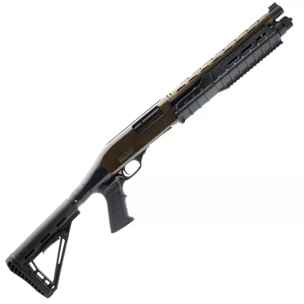 Canuck Commander Shotgun, Distressed Bronze, 12 Gauge, 3