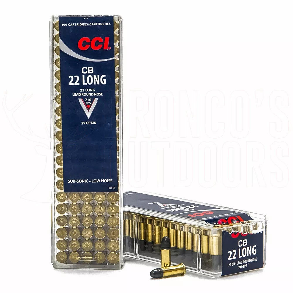 CCI .22 CB Long 29gr LRN 100 Rounds