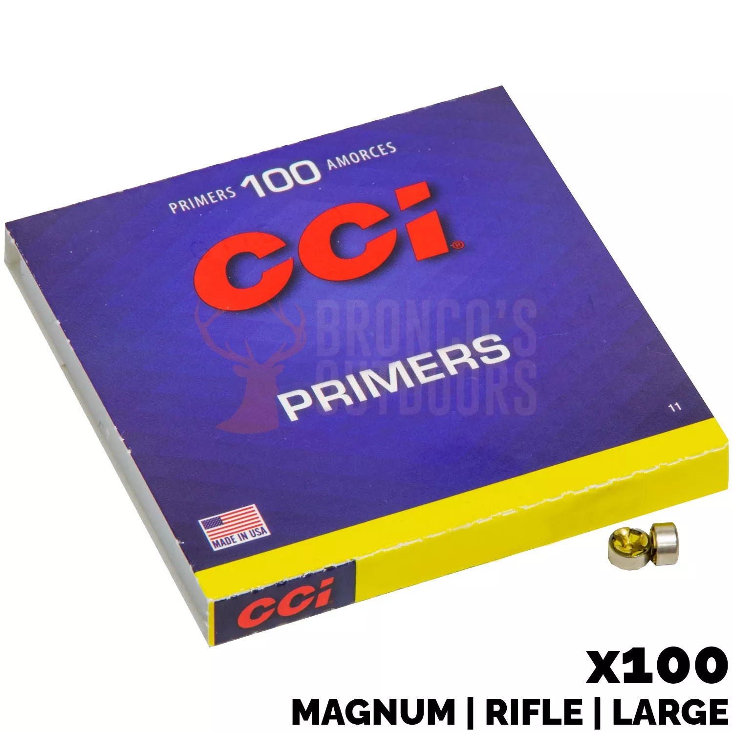 CCI Large Magnum Rifle Primers 100 Count