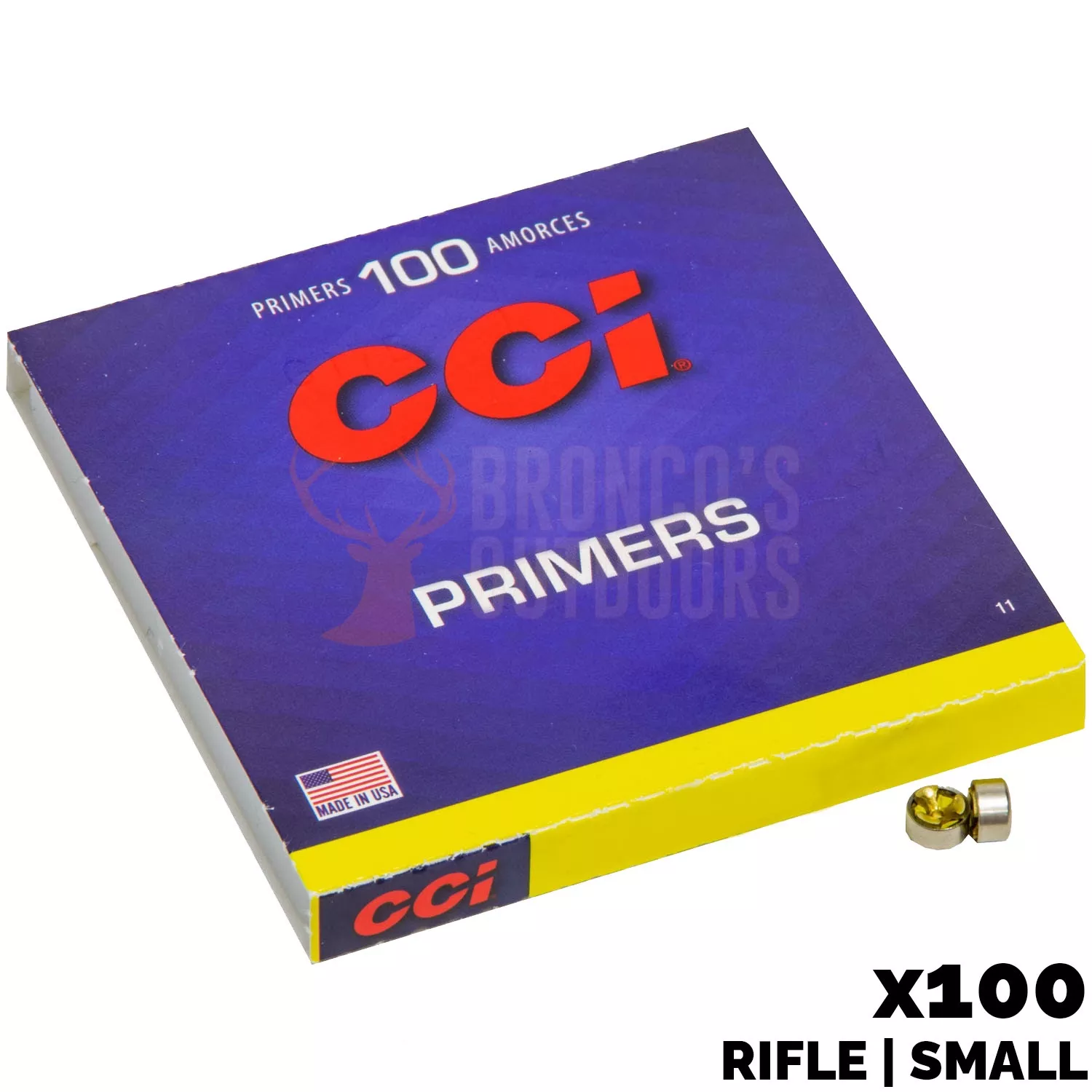CCI Small Rifle Primers 100 Count