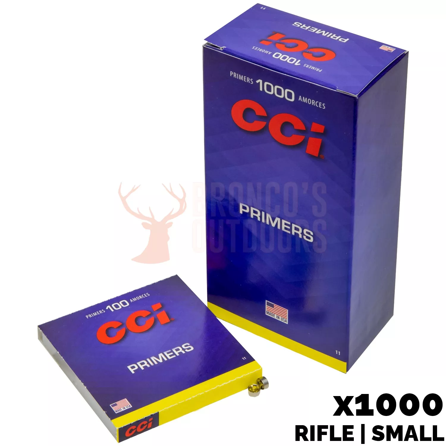 CCI Small Rifle Primers 1000 Count
