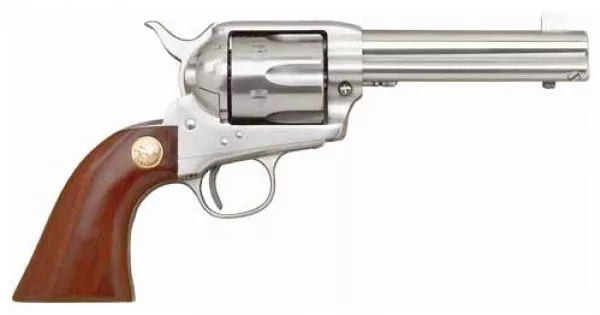 CIMARRON P-MODEL .38SPL/.357 PW 4.75" FS STAINLESS WALNUT