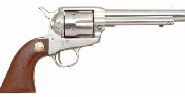 CIMARRON P-MODEL .38SPL/.357 PW 5.5" FS STAINLESS WALNUT