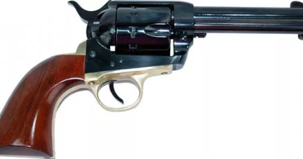 CIMARRON PISTOLERO .22LR FS 4.75" BLUED/BRASS WALNUT