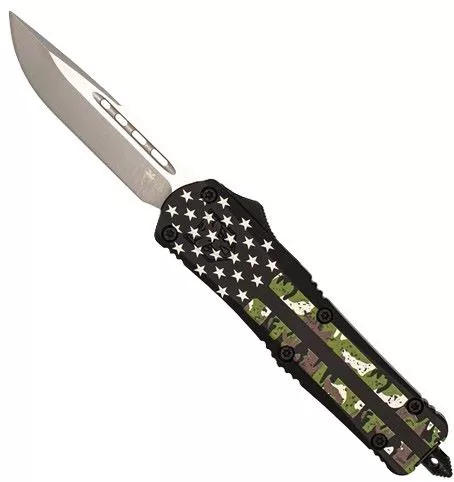 COBRATEC MEDIUM FS3 OTF CAMO AMERICAN FLAG 3" DROP