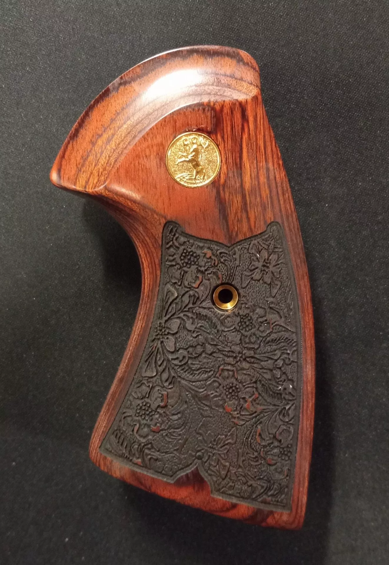 Colt Python Target Leather Texture Rosewood with Medallions Engineered Accessories