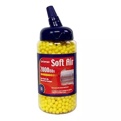 Crosman 2000 Count Soft Air Green BBs/12 Grams (USAP2000)