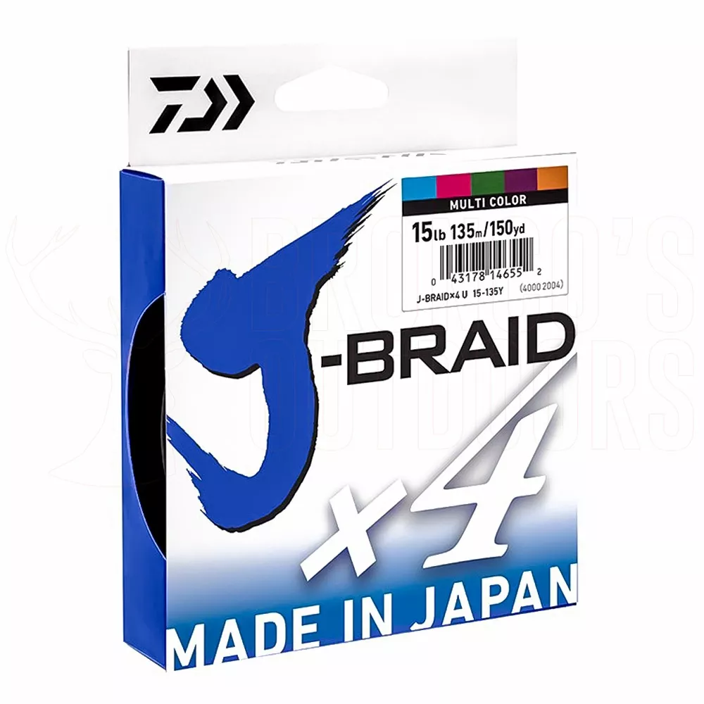 Daiwa X4 J-Braid Multi Colour 300m