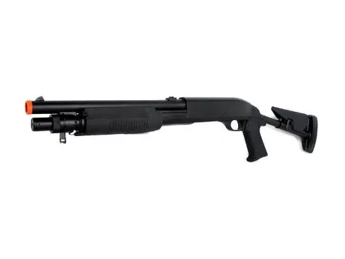 Double Eagle M56C Tri-Shot (3 Shots) Spring Shotgun Retractable Stock