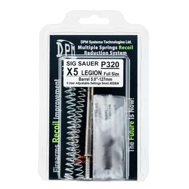 DPM Recoil Reduction Spring Kit - Sig P-320 X-Five LEGION (9 adjustable settings)
