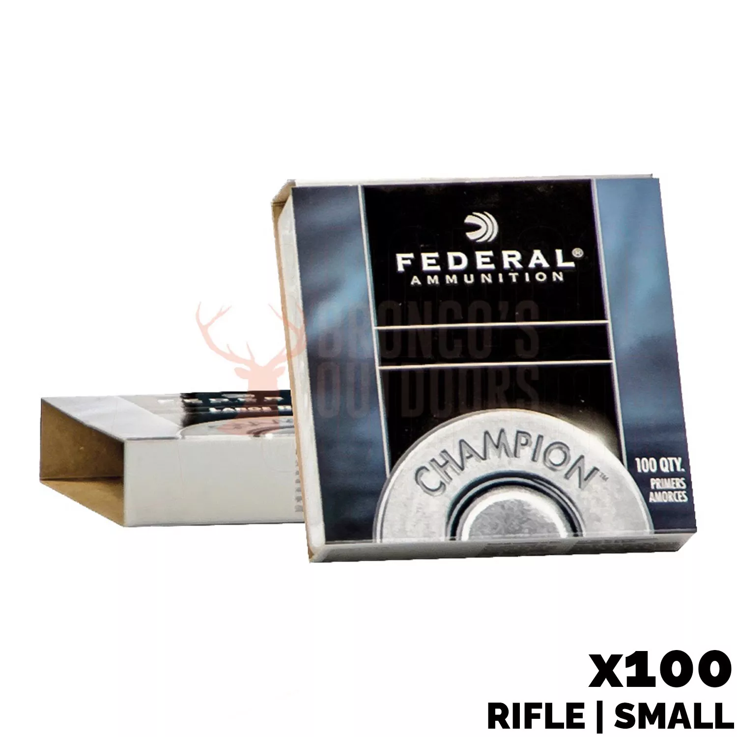 Federal Champion Small Rifle Primers 100 Count