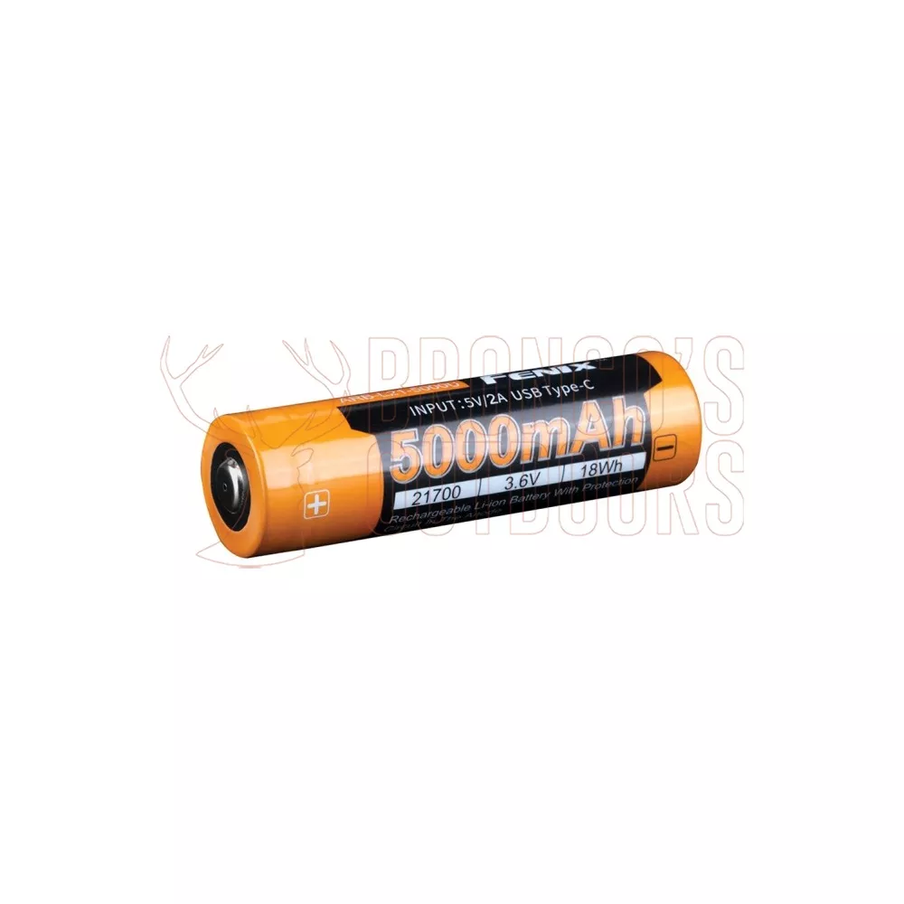 Fenix 21700 5000mAh Type-C USB Rechargeable Battery