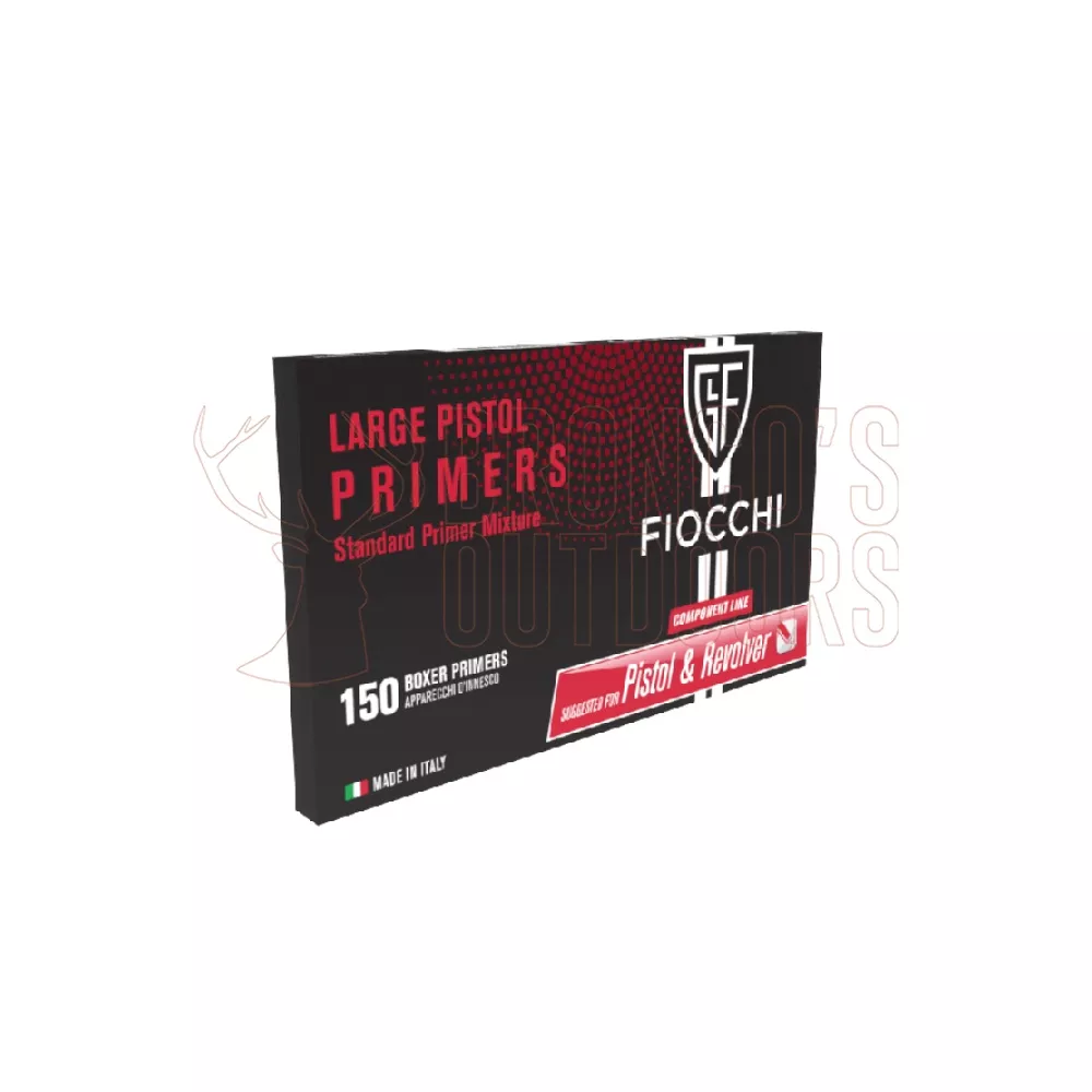 Fiocchi Large Pistol Primers 150 Count