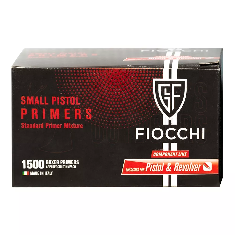 Fiocchi Small Pistol Primers 1500 Count
