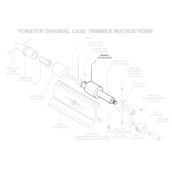 FORSTER CASE TRIMMER BEARING