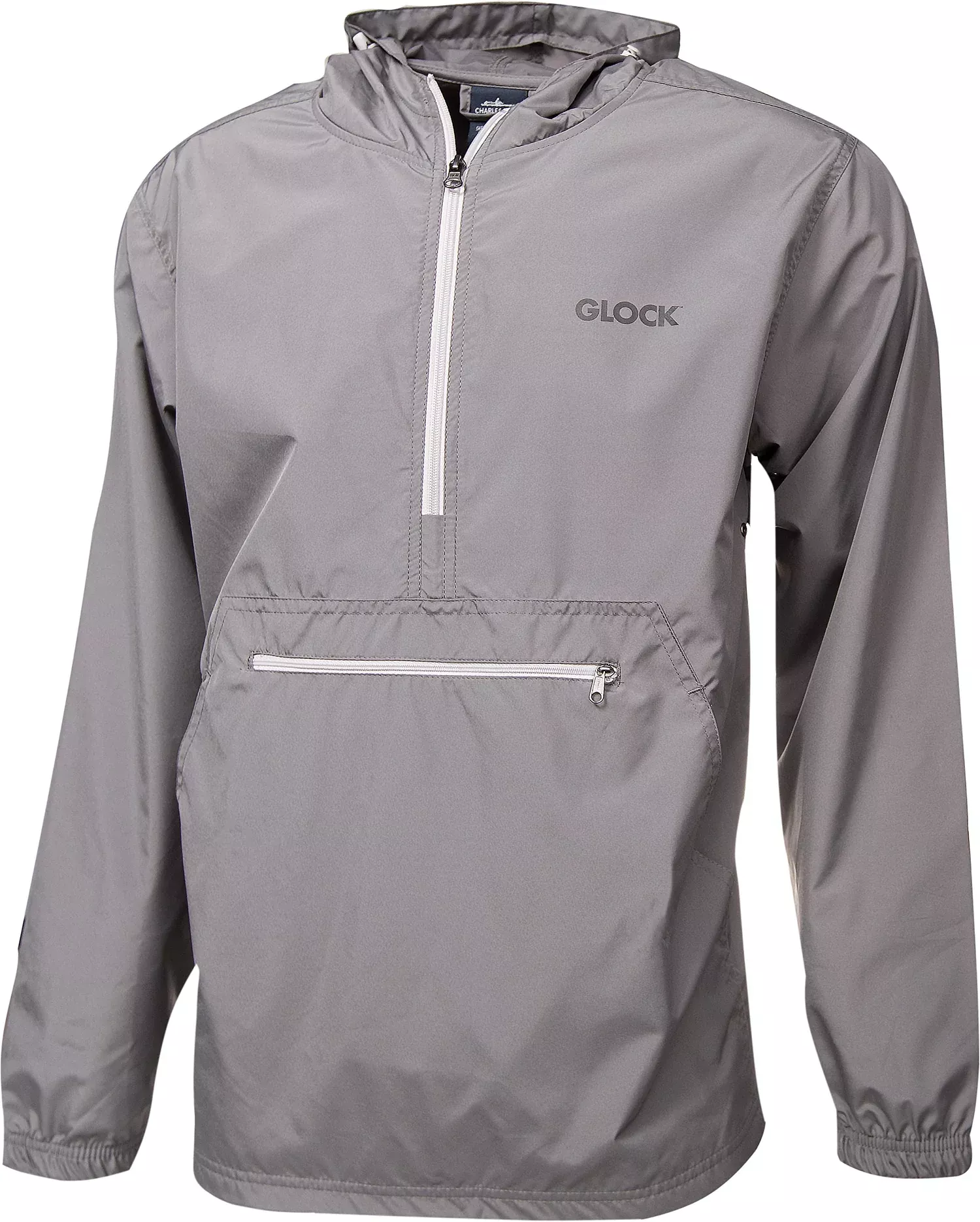 Glock AP95885 Gray Packable Polyester Long Sleeve Pullover - Medium