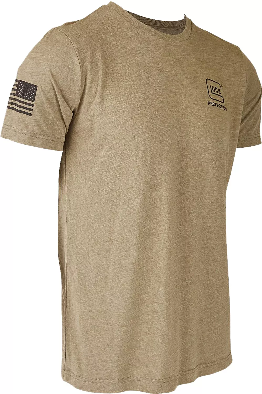 Glock Patriotic 2nd Amendment Olive Tee Cotton/Polyester Large