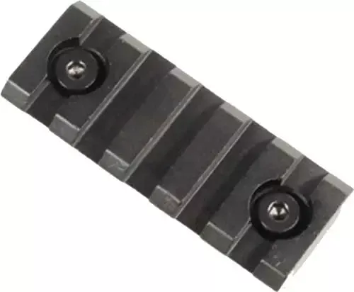 GUNTEC REMOVABLE ACCY RAIL – 2″ KEYMOD BLACK