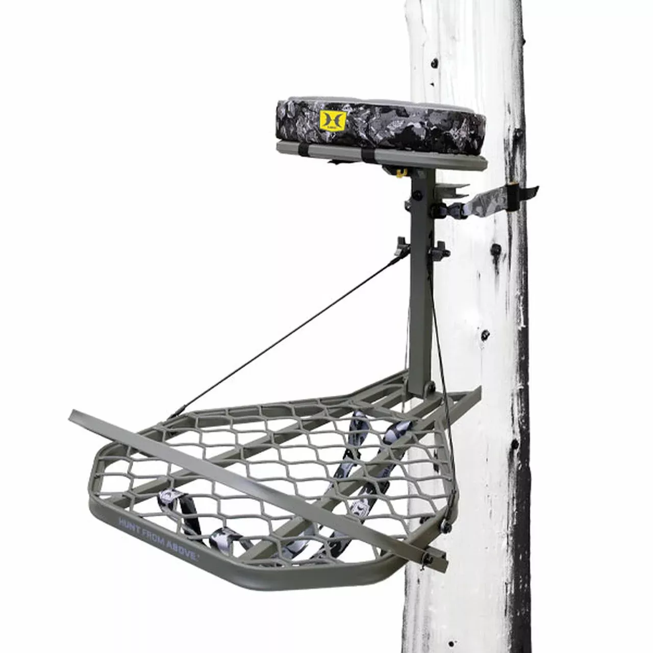 Hawk Helium Pro Hang-On Tree Stand Aluminum Gray 24