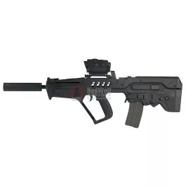 Hephaestus Custom Made T21 GBB w/ Scope & Silencer (Black)