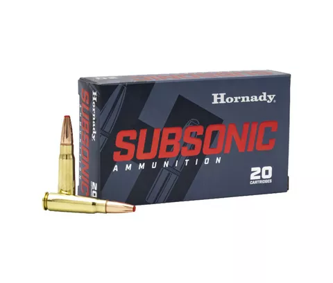 Hornady: 7.62x39, 255gr, Sub-X Subsonic, 20/Box