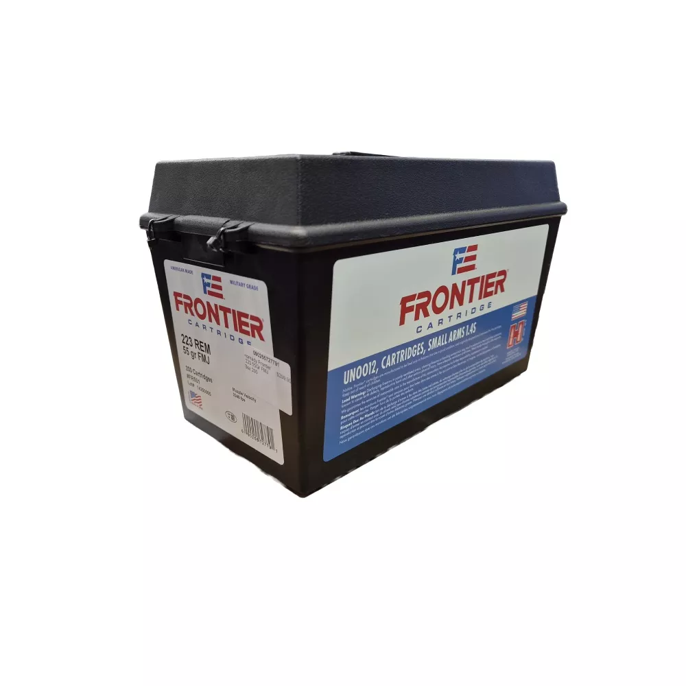 Hornady Frontier .223 Rem 55gr FMJ 200 Rounds