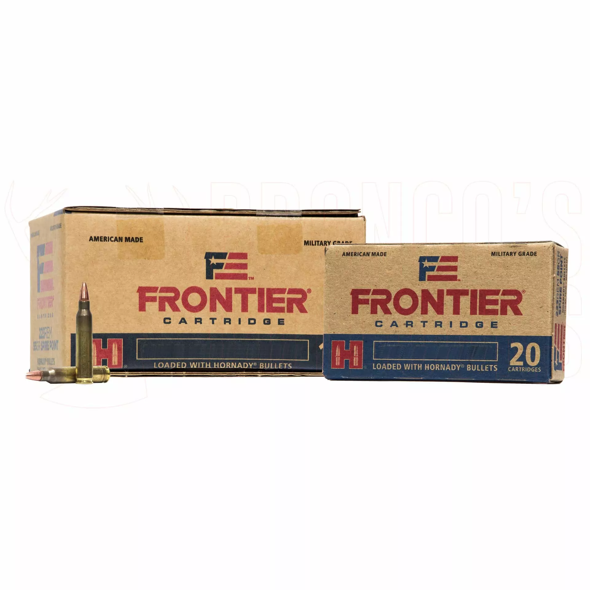 Hornady Frontier .223 Rem 55gr HP 20 Rounds