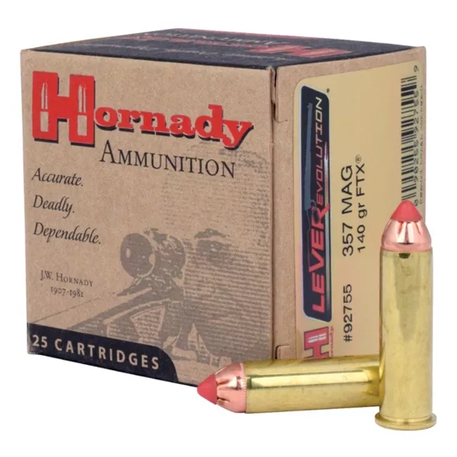 Hornady LEVERevolution .357 Magnum 140gr FTX
