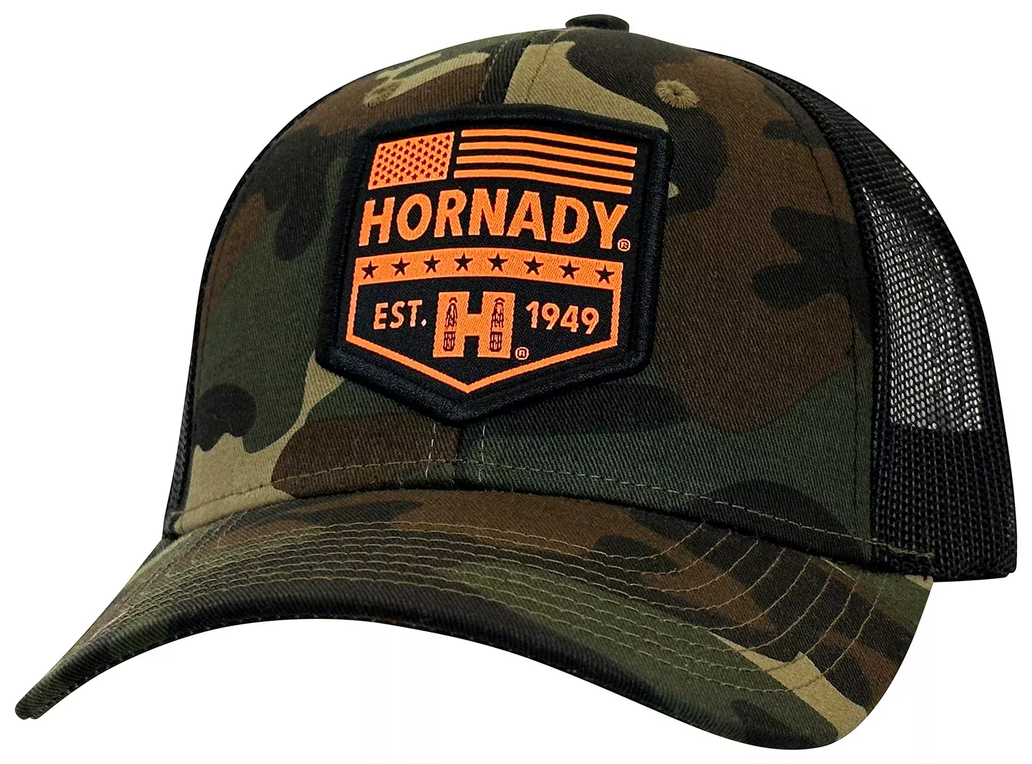 Hornady Logo Patch Camo/White Model 30460